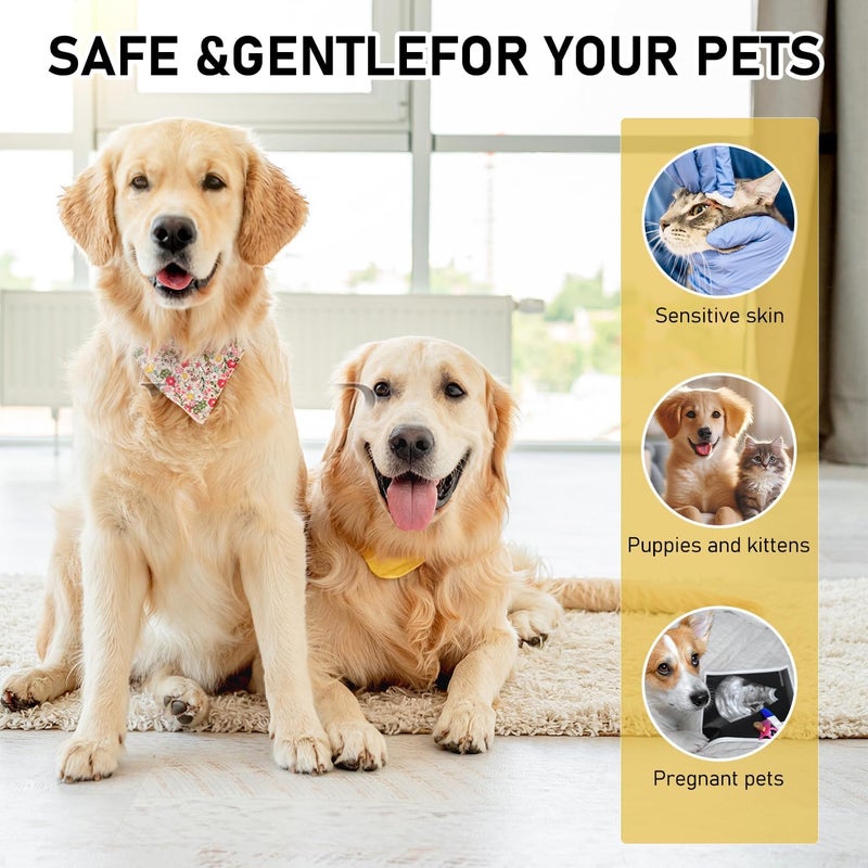dssuoa 2Pcs Pet Skin Soothing Spray for Dogs,Pet Skin Treatment Spray for Dogs and Cats - Nature Soothing Solution for It-chy Skin and Reduces Scratching,Pet Skin Soothing Spray for All Animals(50ml/1.69oz) - Image 4